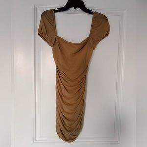 Princess Polly Ruched Dress 🤎🧸